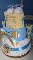 Торт из памперсов для мальчика "Классика", подарок на рождение